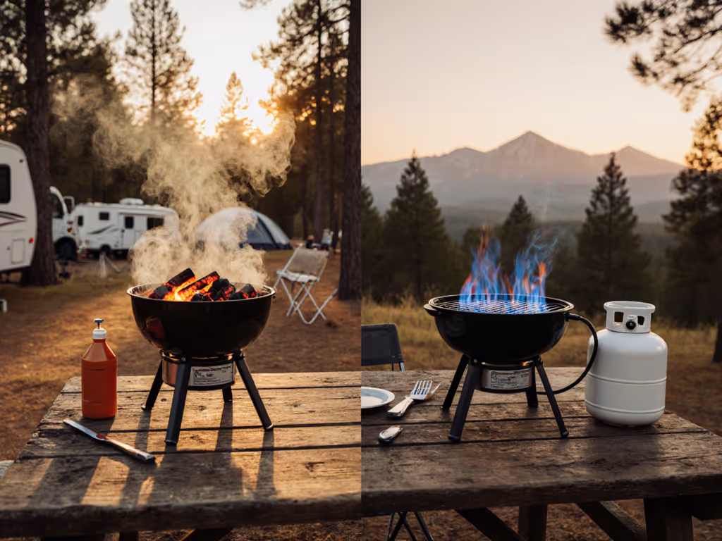 Portable Charcoal Grill Fuel Showdown: Charcoal vs Gas