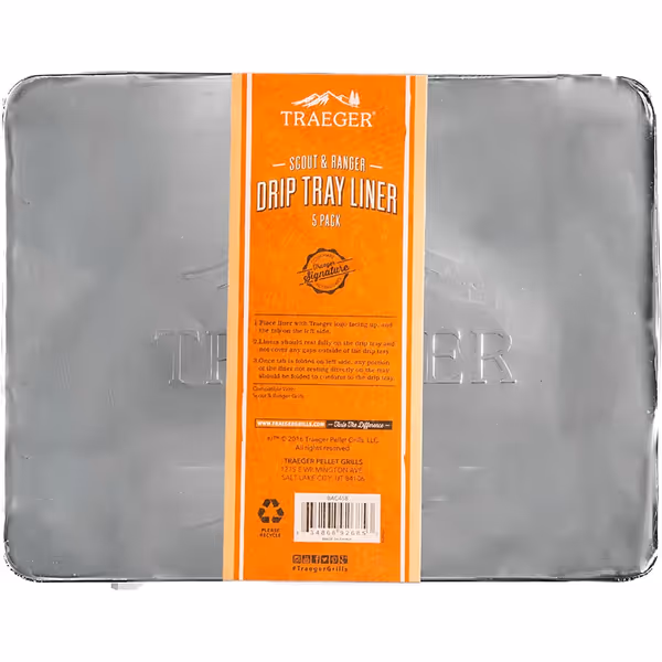 Traeger Ranger/Scout Drip Tray Liner (5-Count)