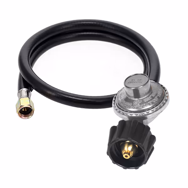 2-Feet Propane Grill Regulator and Hose