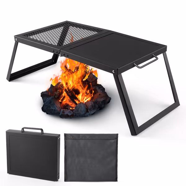 Odoland Folding Campfire Grill